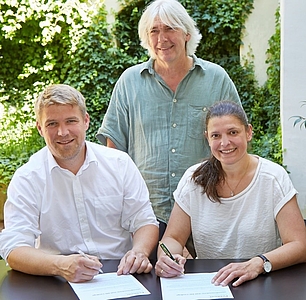 Tobias Ruff, Thomas Büchner und Agnes Becker