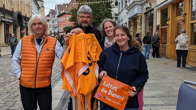 Thomas Büchner, Martin Truckenbrodt, Martina Jüngst, Simone Wohnig - v.l.n.r.
