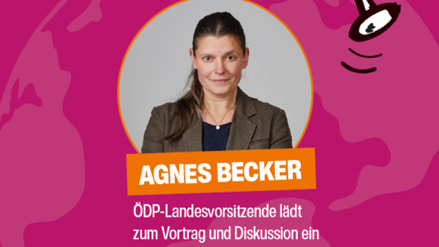 Einladung Vortrag und Diskussion mit Agnes Becker 2025